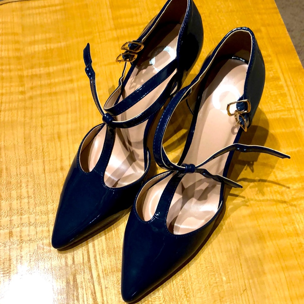 Patent leather heels